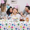 GRESATEK Party Table Cloth,Happy Birthday Table Covers Plastic Disposable Tablecloth Birthday Party Table Decoration Supplies for Kids Boys 137 x 274cm