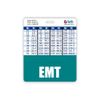 EMT Badge Buddy Horizontal w/Height & Weight Conversion Charts (Oversized, Teal)