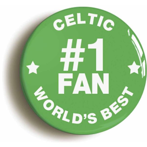 Celtic #1 Fan Fridge Magnet (Circular 2inch / 50mm Diameter)