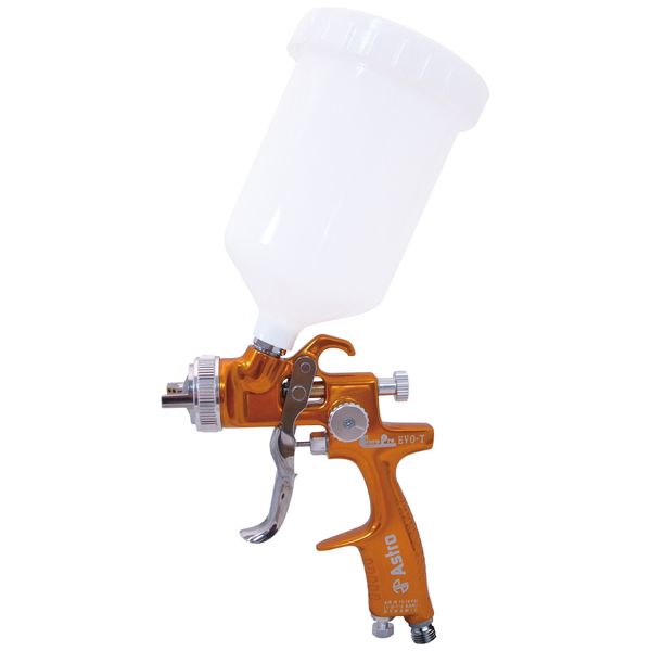 Astro Tool EVOT14 EuroPro Forged EVO-T Spray Gun with Plastic Cup - 1.4mm Nozzle