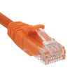 NavePoint Ethernet Patch Cable CAT6A, UTP, 24AWG, 0.5 Ft, 10 Pack, Orange