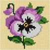 Orchidea Needlepoint Kit: My First Embroidery: Mini: Pansy
