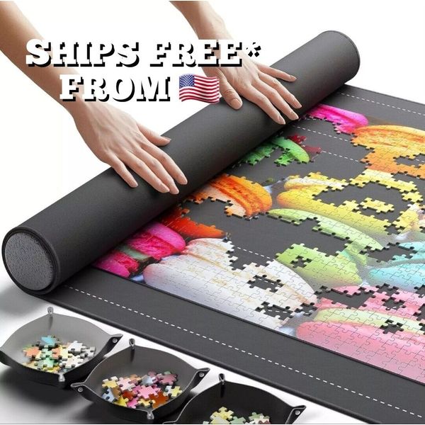 Original Newverest Puzzle Roll Up Protective Mat 46" x 26" Portable Preserver