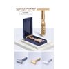 Shaving Set Safety Razor Brush & Stand Man Gift 3PC Kit