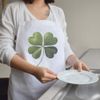 Azeeda 'Four Leaf Clover ' Unisex Cooking Apron (AP00077560)