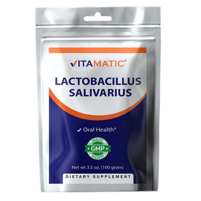 Vitamatic Lactobacillus Salivarius Probiotic Powder - Digestive Support - 100 Gr