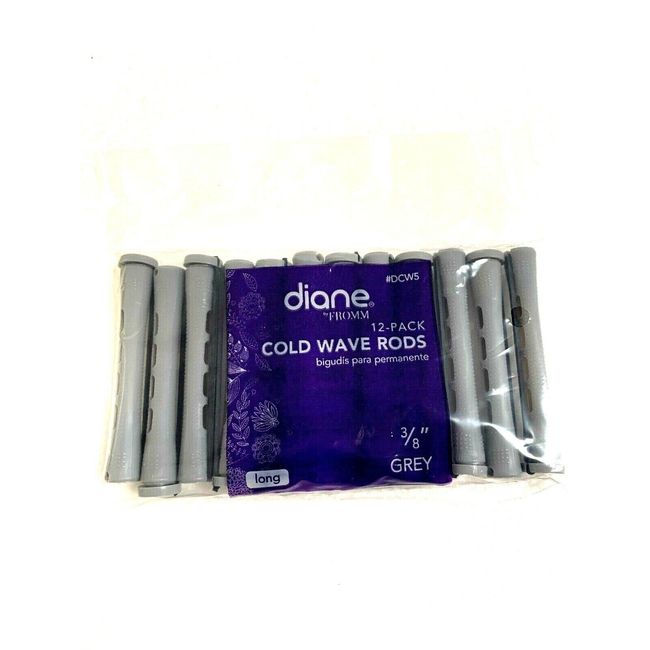 Diane Cold Wave Rods 12pack Long Grey