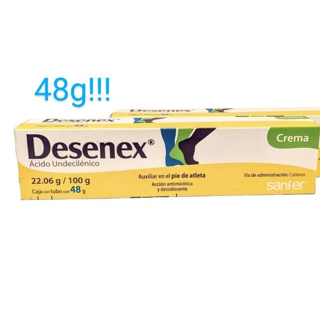 48g  DESENEX ANTIFUGAL CREAM ATHLETES FOOT