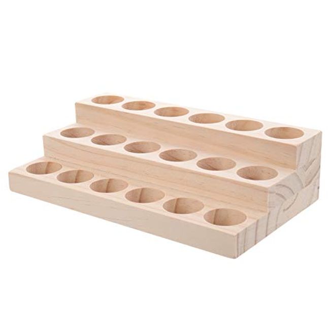 3 Layers Wooden Storage Box Case Essential Oil Bottles