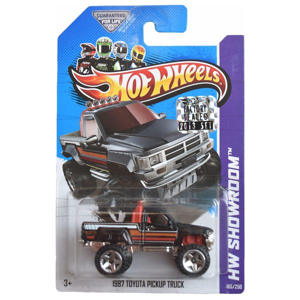 Hot Wheels 1987 Toyota Pickup Truck, [Black] Showroom 165/250