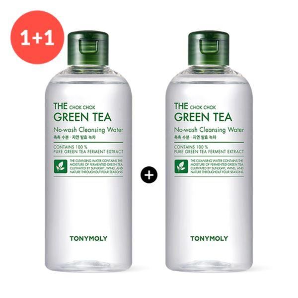 Tony Moly Instant Delivery Genuine 2 more Moist Green Tea No-Wash Cleansing Water + Free Gift/Gold 24k Snail Mask... 409140