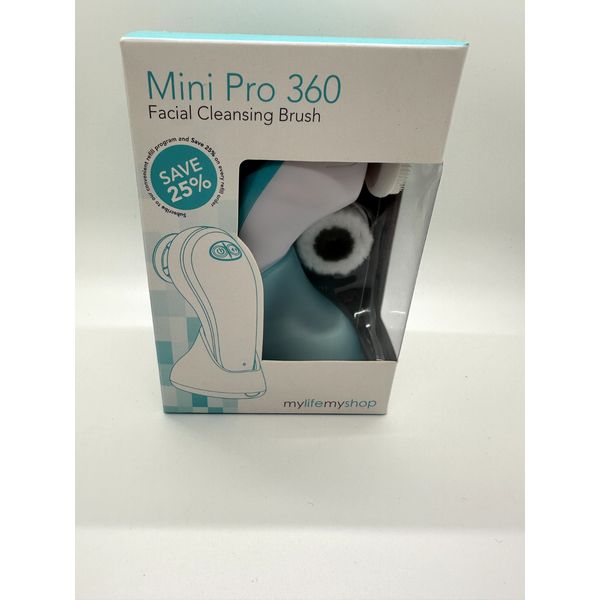 Mini Pro 360 Facial Cleansing Brush White Exfoliating Micro Massage