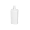 SANITAME Empty Refill Bottle with Pump for dispenser stations - 12 Pack - WHITE
