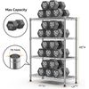 4 Tier Wire Chrome Shelf Kitchen Laundry Organizer Adjustable Shelves 14*30*48"