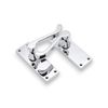 Infinity Decor Pack of Polished Chrome Victorian Scroll Lever Latch Door Handle on Rectangular Backplate Pull Handle Set Interior Doors Privacy Lock