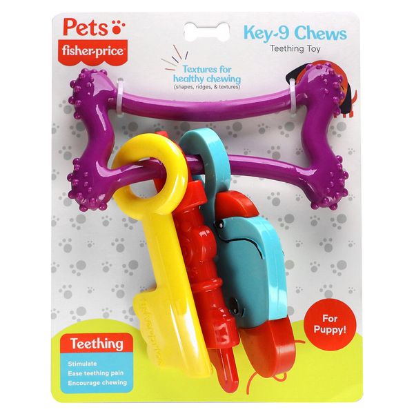 Pets, Key-9 Chews, Teething Toy, For Puppy, 1 Chew Toy