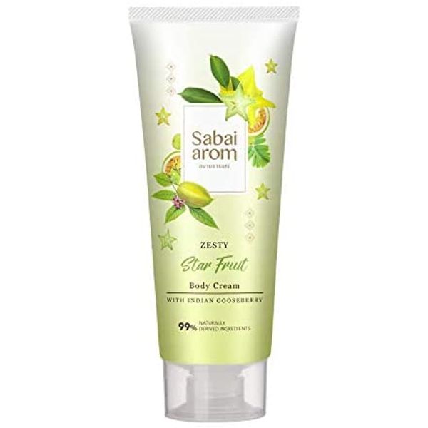 ◆Cheap [Sabai arom/BC] ◆Sabai arom Zesty Star Fruit Body Cream 200g◆