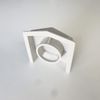 Overflow Exterior Wall Cap, Gray, Waterproof Construction, Veranda Drain Series