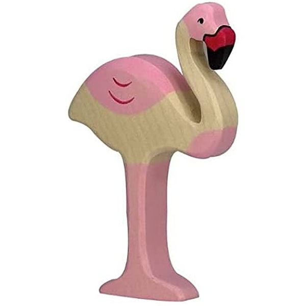 Holztiger Flamingo Toy Figure
