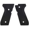 LOK Grips Beretta 92 Thin Full Checkered G10 Grips Solid Black