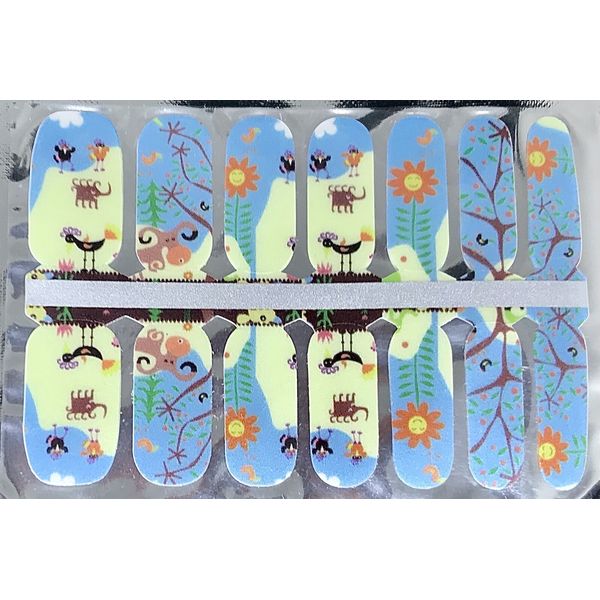 Color Nail Polish Strips 14ct. NL151 . READ DESCRIPTION BELOW