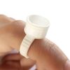 COOSKIN 100pcs Microblading Pigment Glue Rings Tattoo Ink Holder for Eyelash Extension Rings