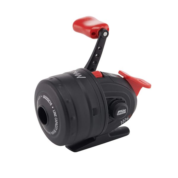 Abu Garcia Max X Spincast Reels, Black/Red, 10
