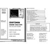 Sears Craftsman Engine Analyzer for 12 & 24 Volt Systems Owners Manual (Model No