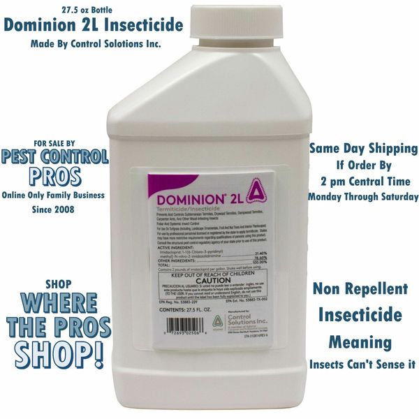DOMINION 2L Termitcide Insecticide Insect Control Termite Whiteflies Grubs