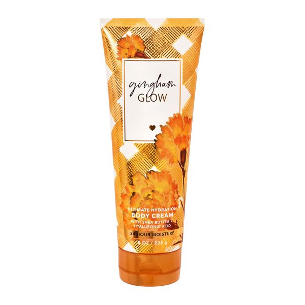 Bath and Body Gingham Glow Ultimate Hydration Body Cream | 8 Oz