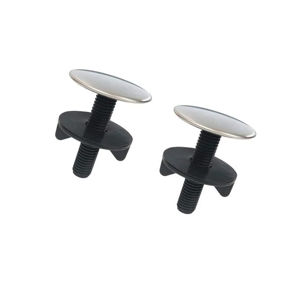 BINQILIN 2PCS Sink Hole Cover Faucet Hole Cover Plate Sink Blanking Cap Sink Accessories Tap Hole Stopper for Home Kitchen Bathroom