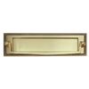 Frelan Hardware Georgian Brass Postal Knocker 252mm x 76mm JG80PB