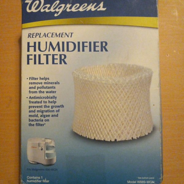 Walgreens Cool Mist Humidifier Filter W889-WGN for HCM-890, 890-WGN and DCM-20