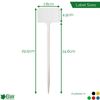 Elixir Gardens ® Large White 33cm 13" Plant T Label SL340 x 50