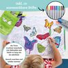 eatsleepdoodle colour & learn butterfly placemat to go