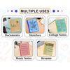 M1SS 20 Pcs A4 Clip Bar File Slide Binder Side Bound Clipbar Folder, Plastic File Folder Document Classification Best for Presentations & Projects Office School (10 Pcs- Assorted / 10 Pcs- Clear)