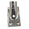 keehui Heavy DudyBoat Hand Rail Fitting-30 Degree 1 inch Rectangular Base-Marine 316 Stainless Steel Deck Hardware