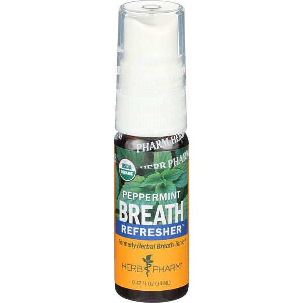 Herb Pharm, Tonic Breath Peppermint Organic, 0.47 Fl Oz