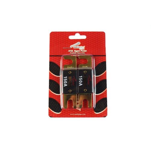 Audiopipe 2 Pcs 150 Amp ANL Fuses Gold Plated Blister Pack Car Audio Stereo