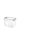 Muddy Hands Heavy Duty Clear Plastic Storage Box with Lid Clip Locking Stackable Container (4.5 Litre)