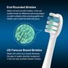 6 Pack FitMount Toothbrush Replacement Heads Compatible with WaterPik Sonic Fusion 2.0, FitMount Flossing Brush Head Fit for Water-Pic SF-01 SF-02 and 2.0 SF-03 SF-04