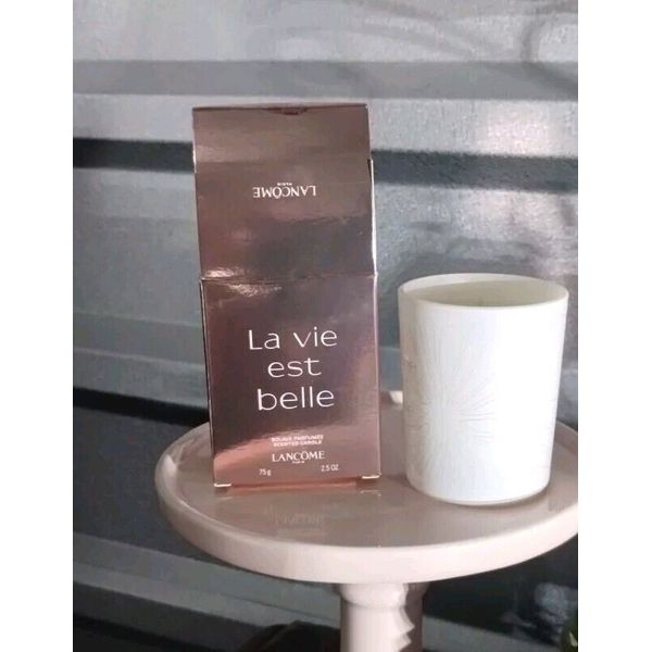 New With Box Lancome La Vie Est Belle Perfume Scented Candle 75g 2.5oz