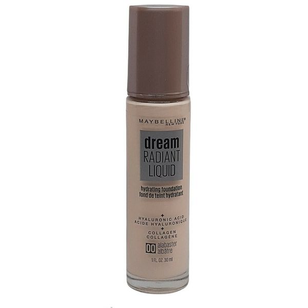 Maybelline Dream Radiant Liquid Hydrating Foundation 00 Alabaster  1 fl oz  c11