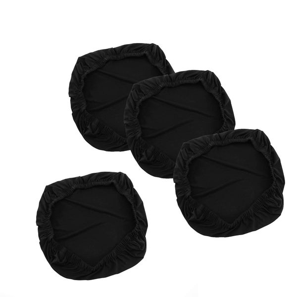 Soft, Stretchable Removable Machine Washable Seat Covers and Protectors Black