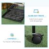 Large Bird Cage with 1.7 ft. Width, Bird Aviary Indoor with Multi-Door Design