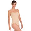 Body Wrappers Padded Bust Versatile Halter/Tank Leotard 285 (Nude, Small)