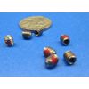Stainless Self Locking Set Screws, Nylon Patch, Cup, 8-32 x 3/16" Length, 25 Pc