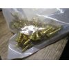 (50) #10-13 x 3/4" Flat Head Phillips Sharp Point Plain Finish Brass Wood Screws