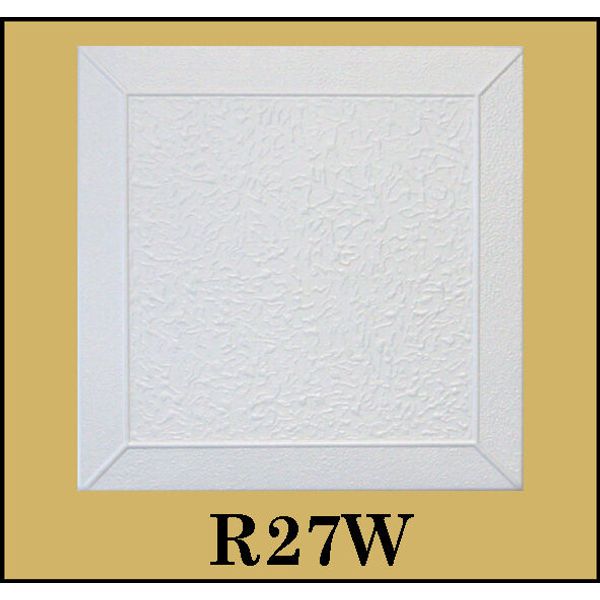 Ceiling Tiles DIY Decorative Glue Up Styrofoam 20" x 20" R27W White