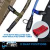 Hydration Pack Drink Tube Lanyard Clip (Red)